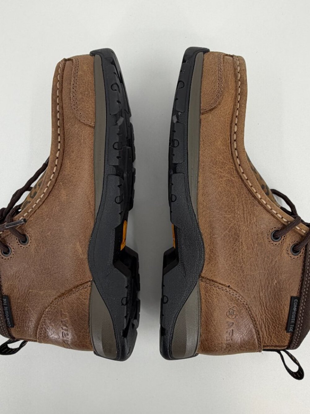 Ariat Edge LTE Composite Toe Work Boots Leopard Print Moc Chukka Womens 6.5C - Picture 6 of 15